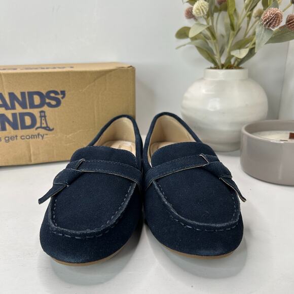 Lands' End Everyday Comfort Slip On Penny Loafer Radiant Navy Women’s US 9 - Picture 2 of 10